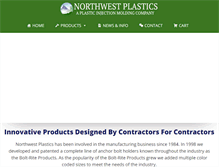 Tablet Screenshot of northwestplastics.com
